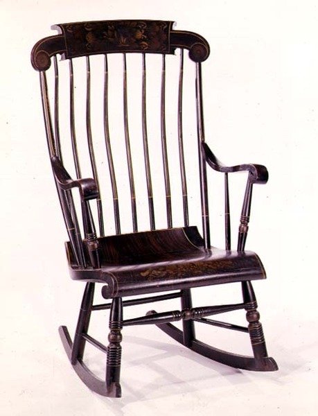 Boston rocker, 1832 (akçaağaç ve çam) by American School