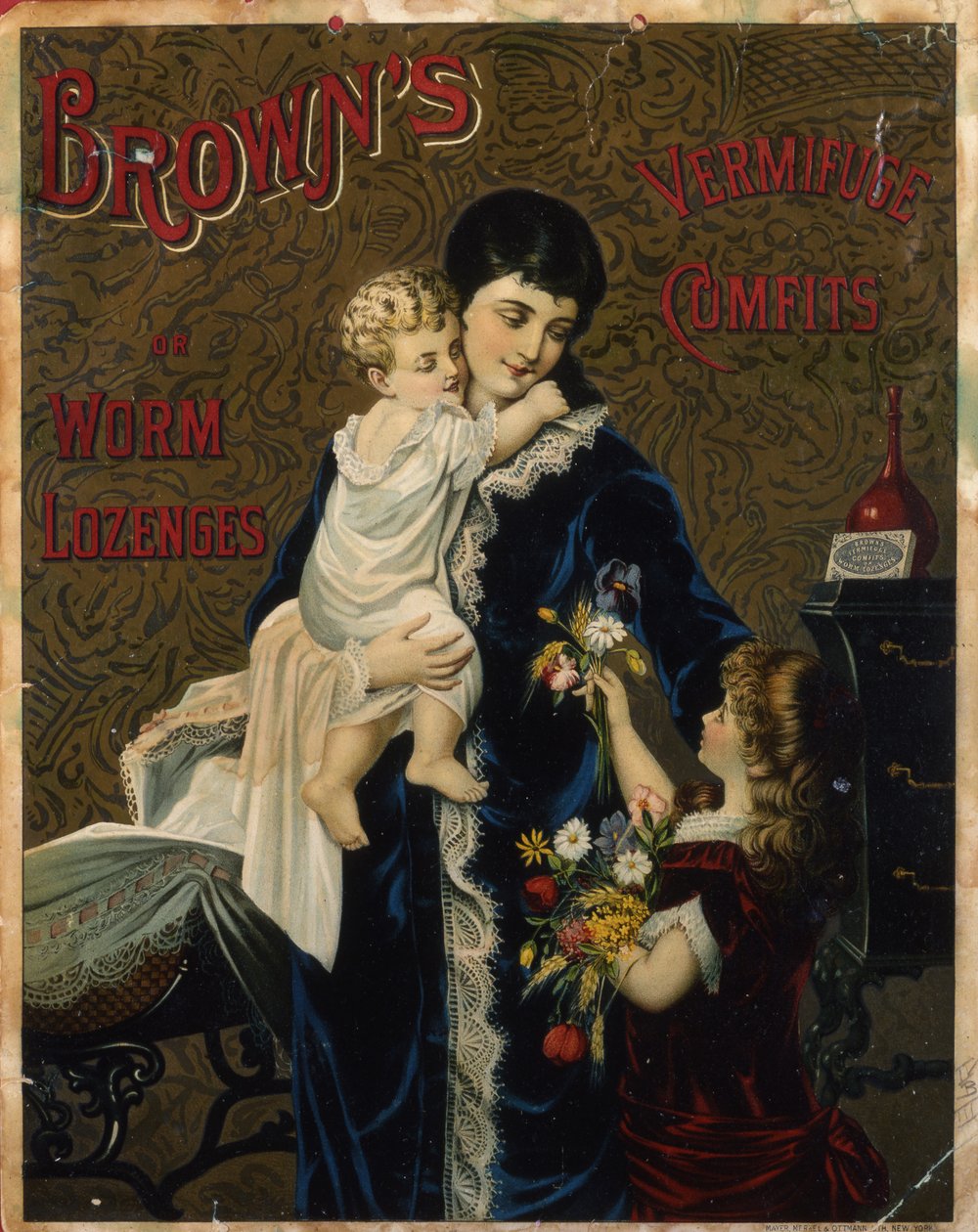 Browns Vermifuge Komfitleri veya Solucan Pastilleri by American School