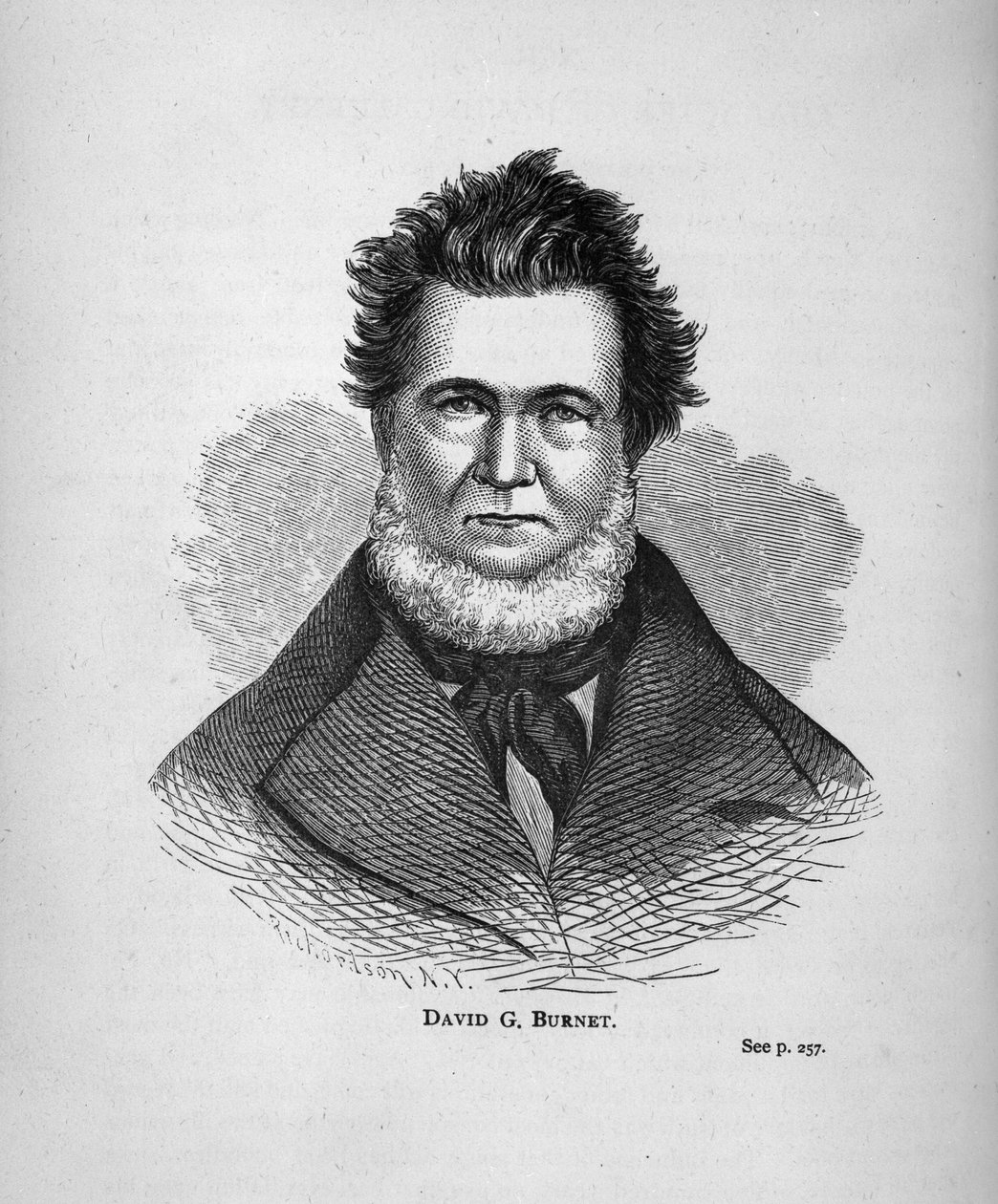 David G. Burnet, Texas History Scrapbook