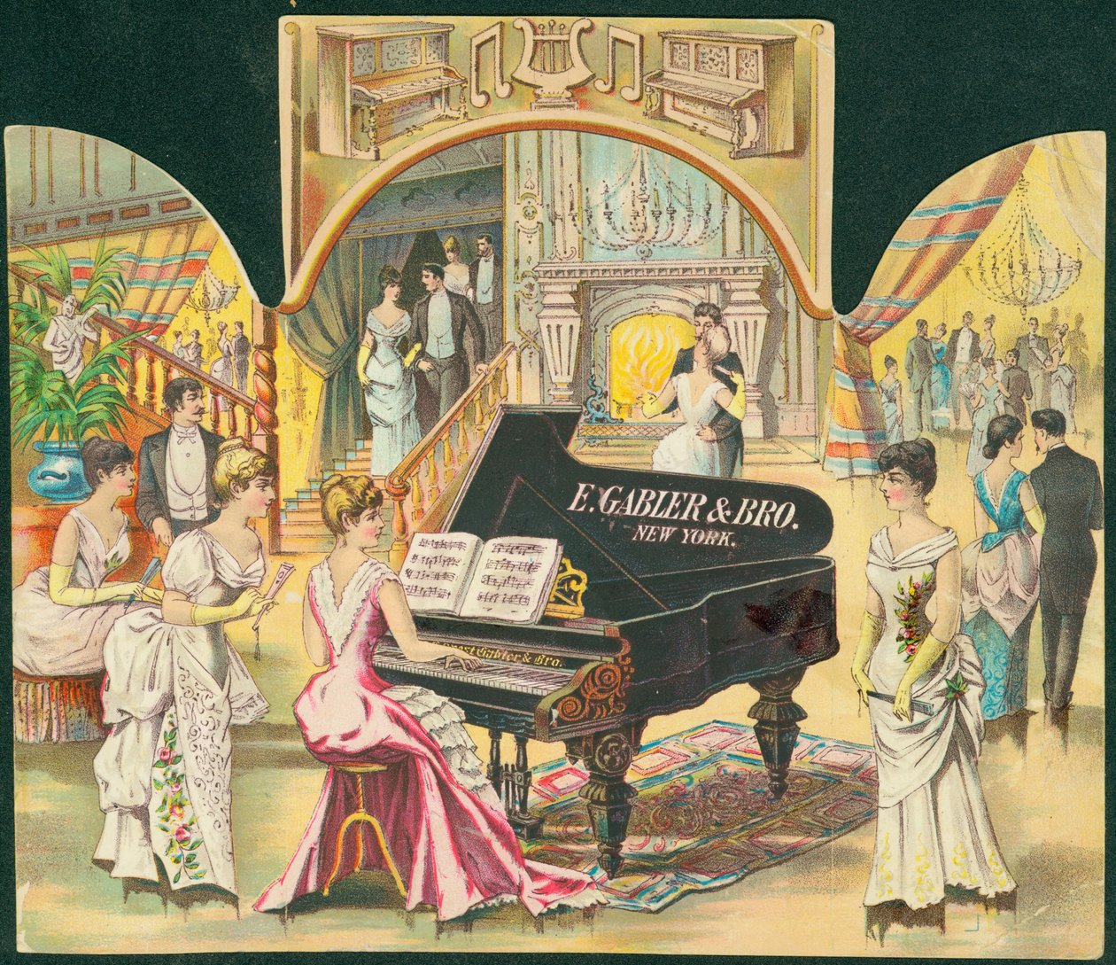 E. Gabler & Bro., New York [piyanolar] by American School
