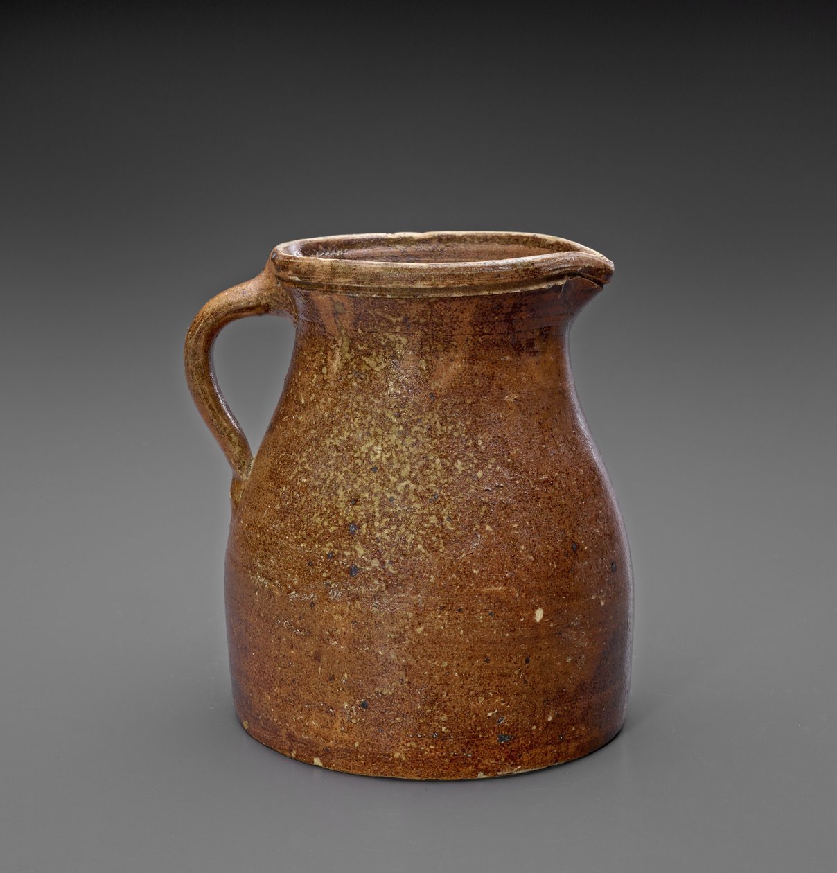 Sürahi, c. 1873-1900 (slip-sırlı çömlek) by American School