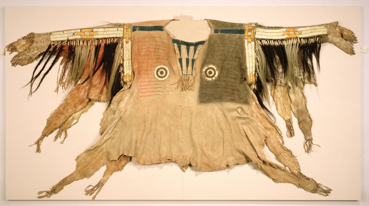 Chiefs War Dress, Sioux, Yantonai, 1801-33 için Gömlek by American School