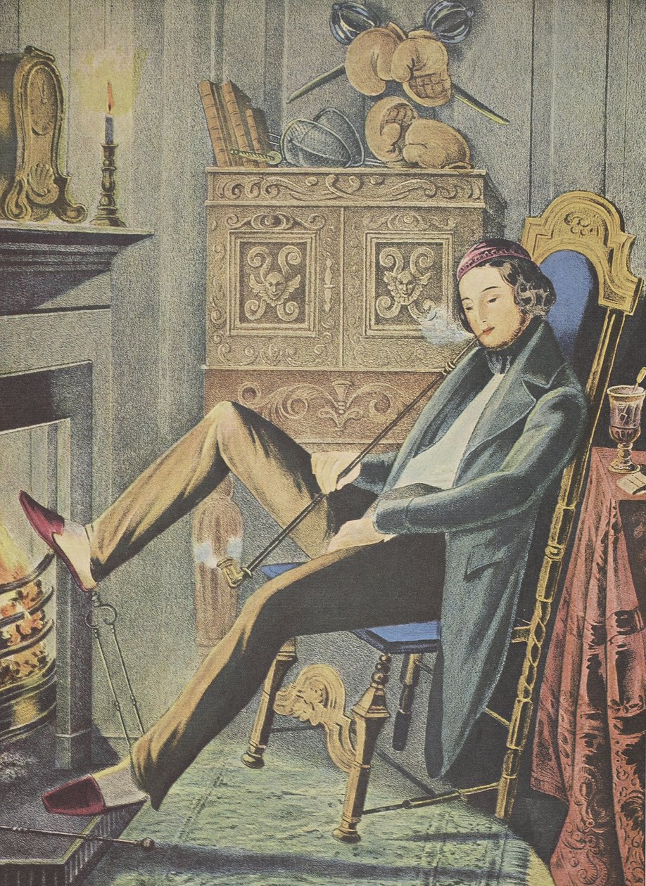 Bekar, bar. 1845, Köri & Ives by American School