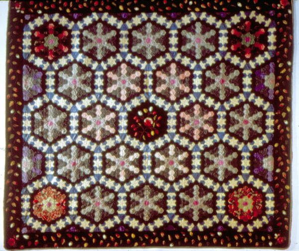 Kar çiçeği yorganı (pamuk) by American School