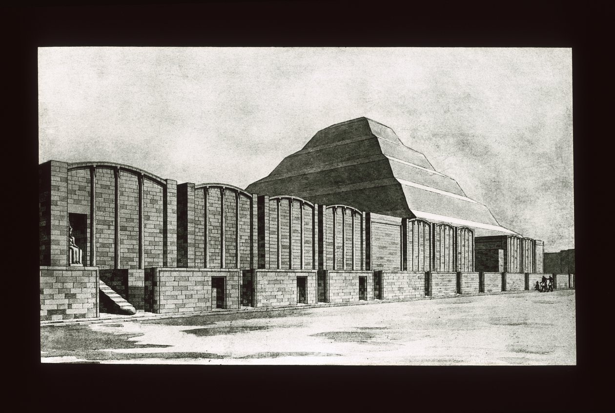 Basamak piramidi ve şapeller, Sakkara, 3. Hanedan by American School