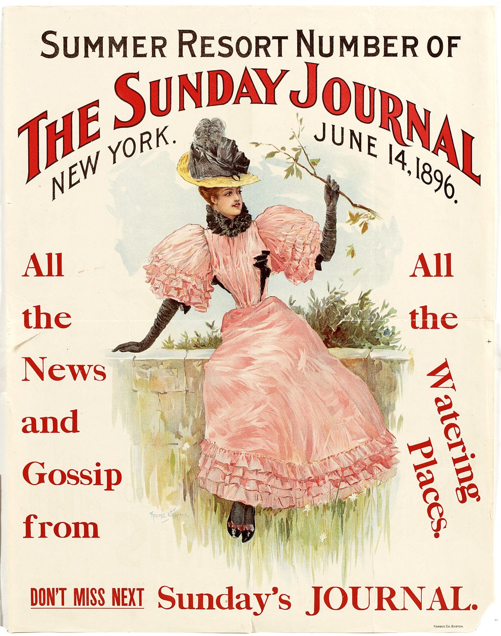 Summer Resort Number of The Sunday Journal, New York, 14 Haziran 1896, 1896 (baskı) by American School