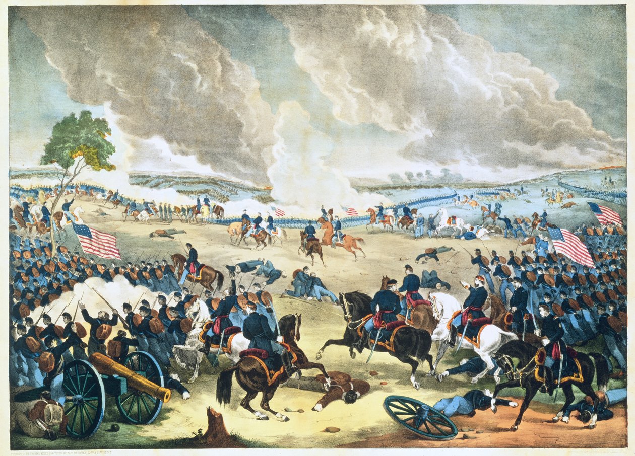 Gettysburg Savaşı, c.1863 by American School