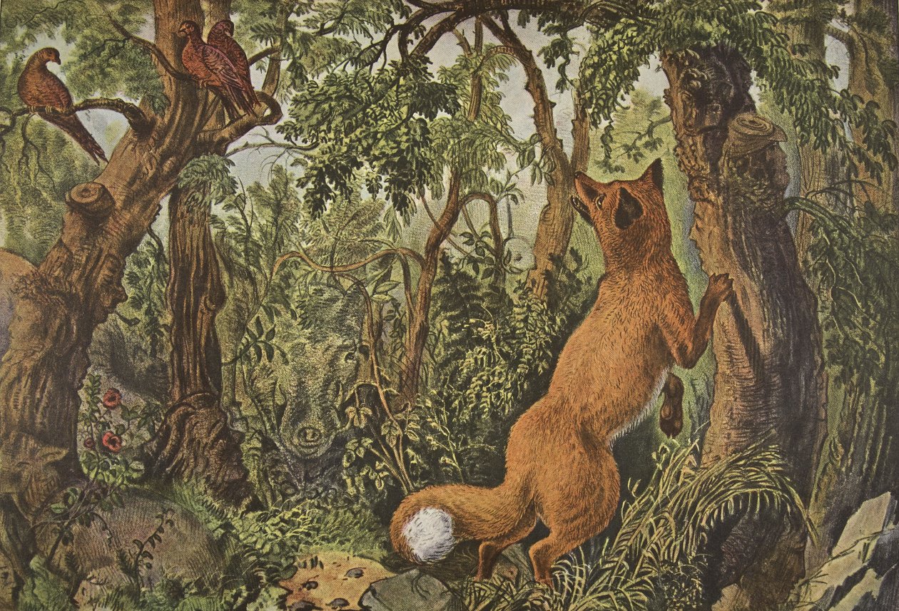 Şaşkın Tilki, pub. 1872, Köri & Ives by American School