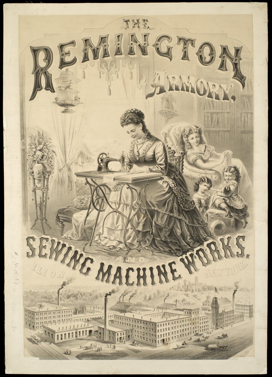 Remington Cephaneliği, Dikiş Makinesi İşleri, Ilion, New York by American School
