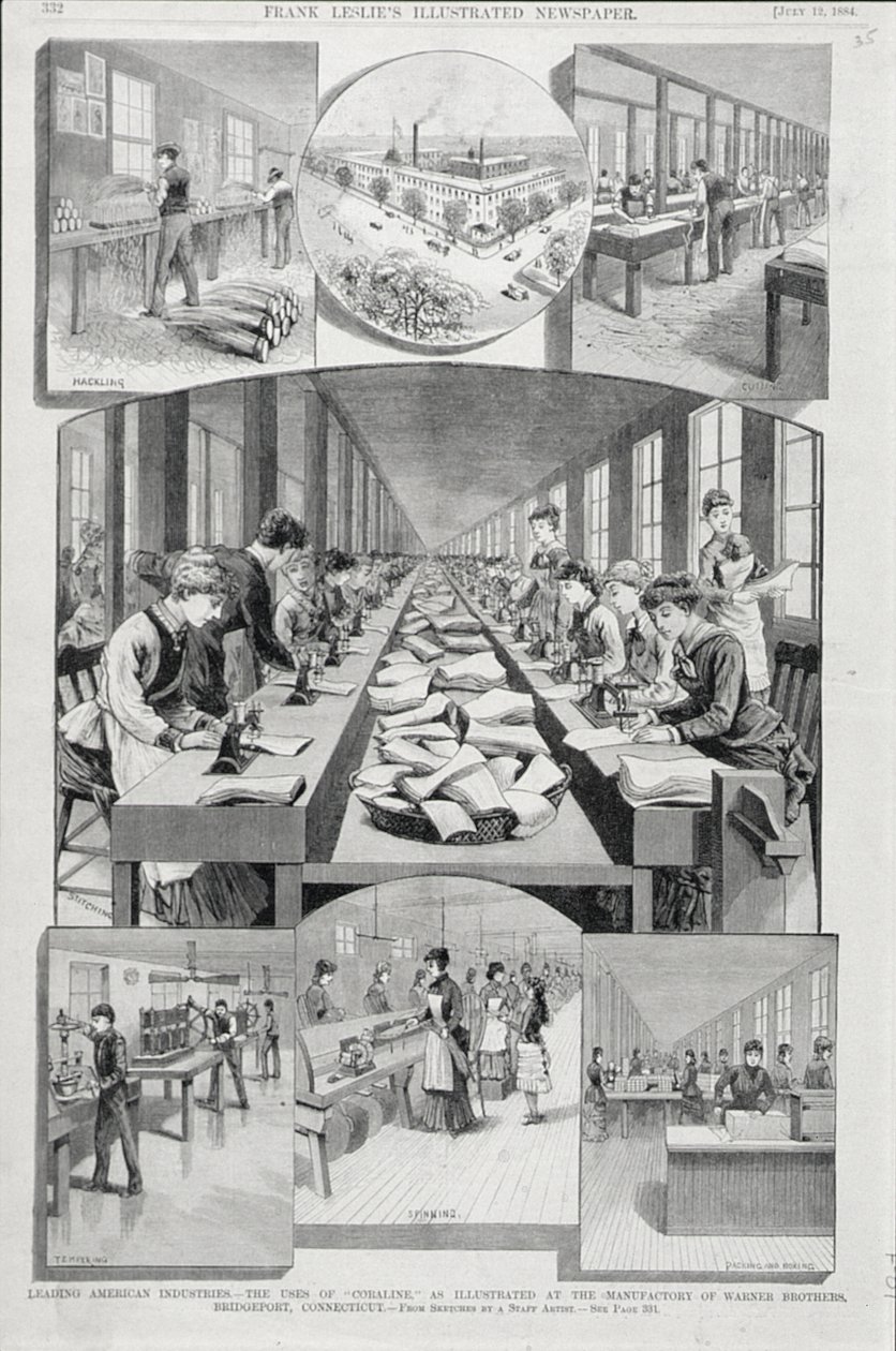 Korse yapan kadınlar, 1884 by American School