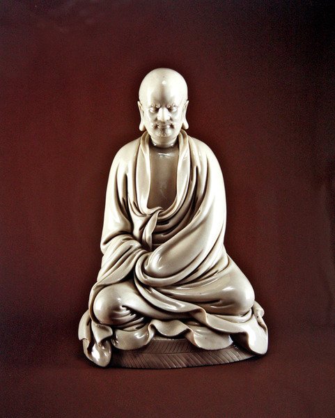 Bodhidharma (Damo), Ming hanedanı (1368-1644) (porselen) by Chinese School