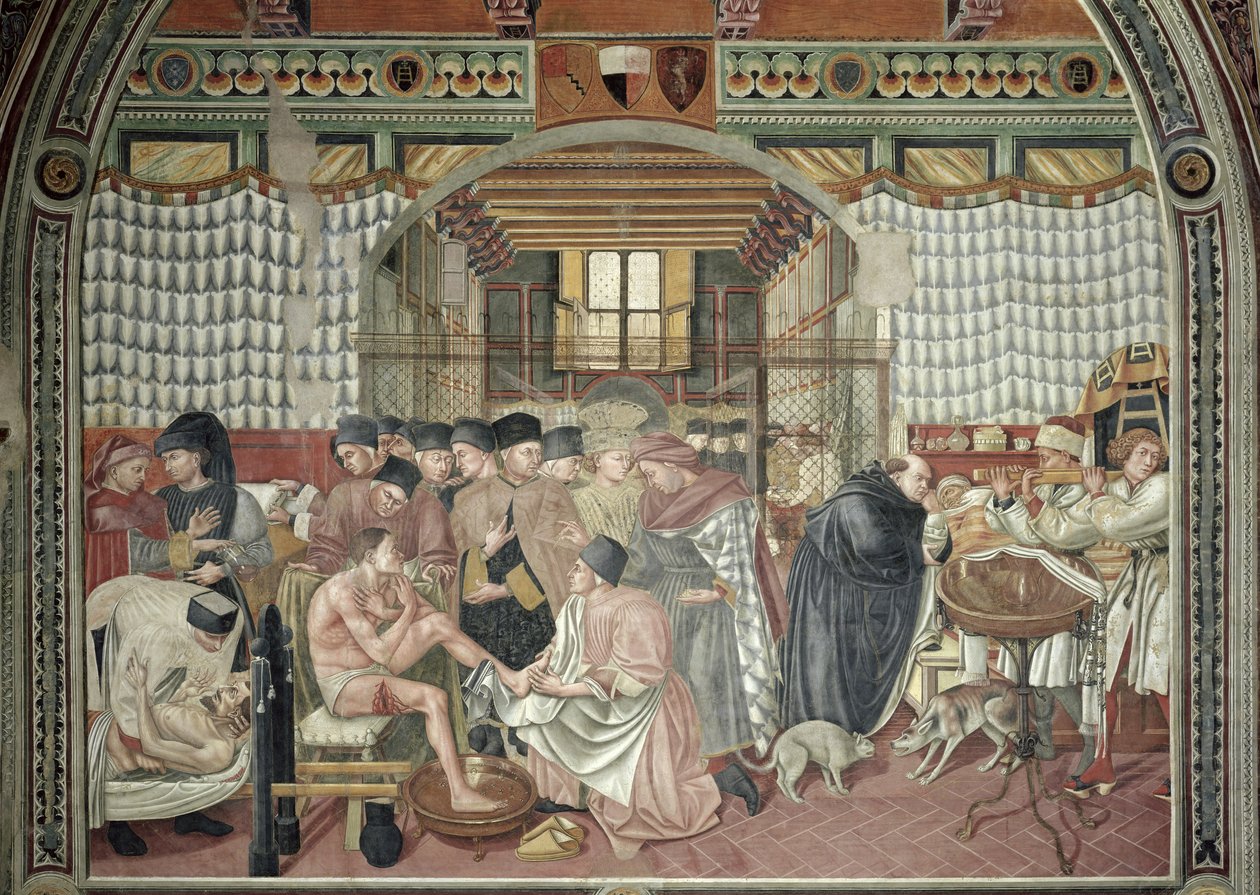 Hasta Bakımı, 1440-41 by Domenico di Bartolo
