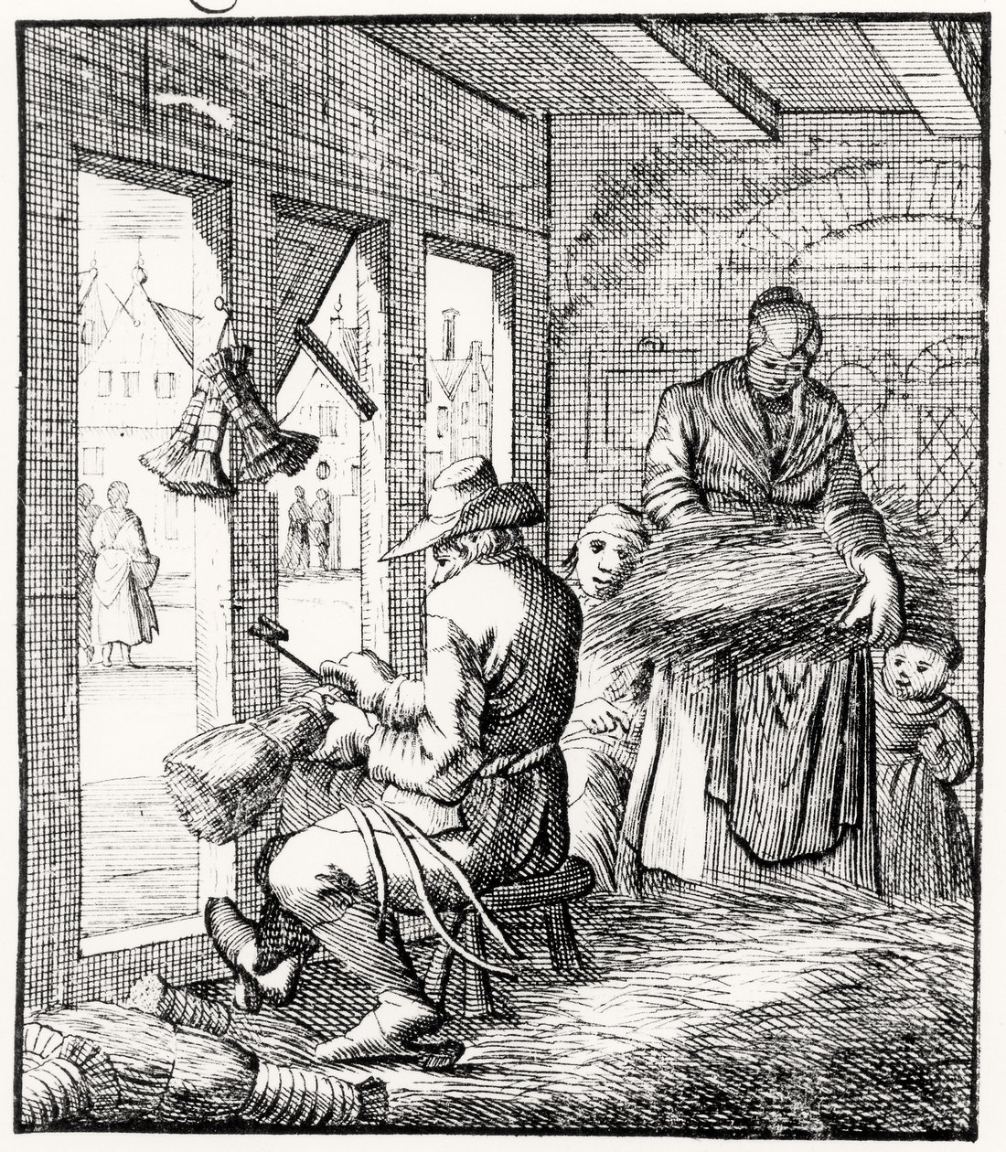 Süpürgeci, 1718 by Dutch School