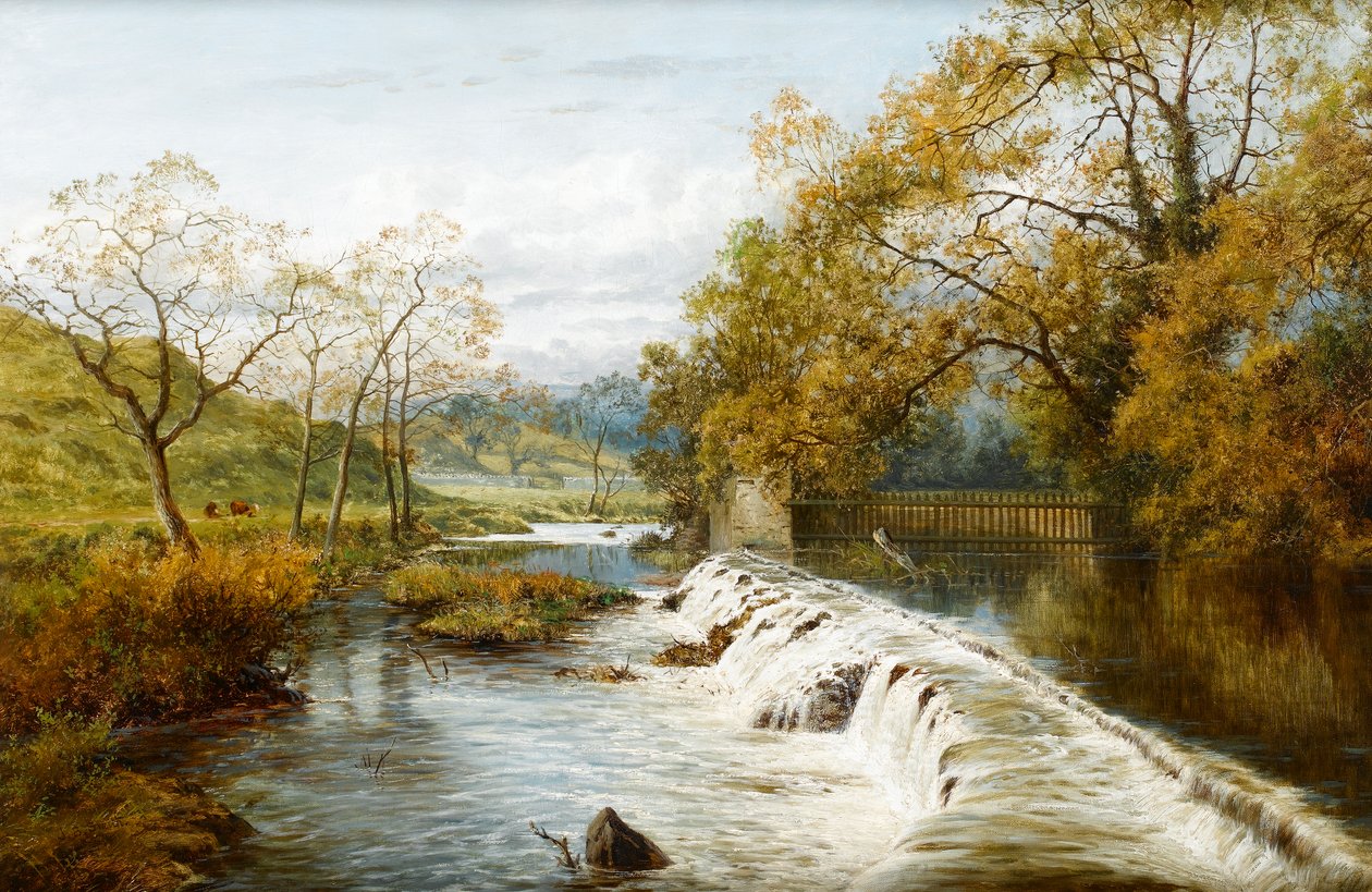 Değirmen Göletinin Yanındaki Taşma Bendi, 1880 dolayları by English School