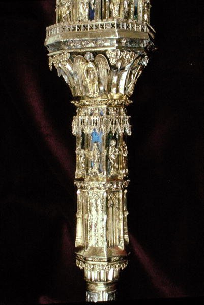 ವೈಕ್‌ಹ್ಯಾಮ್‌ನ ಕ್ರೋಜಿಯರ್‌ನ ರಾಜಧಾನಿ (c.1320-1404) (ಬೆಳ್ಳಿ ಗಿಲ್ಟ್) (ವಿವರ) (ನೋಡಿ 205100-32)ಟರ್ಕ್ by English School