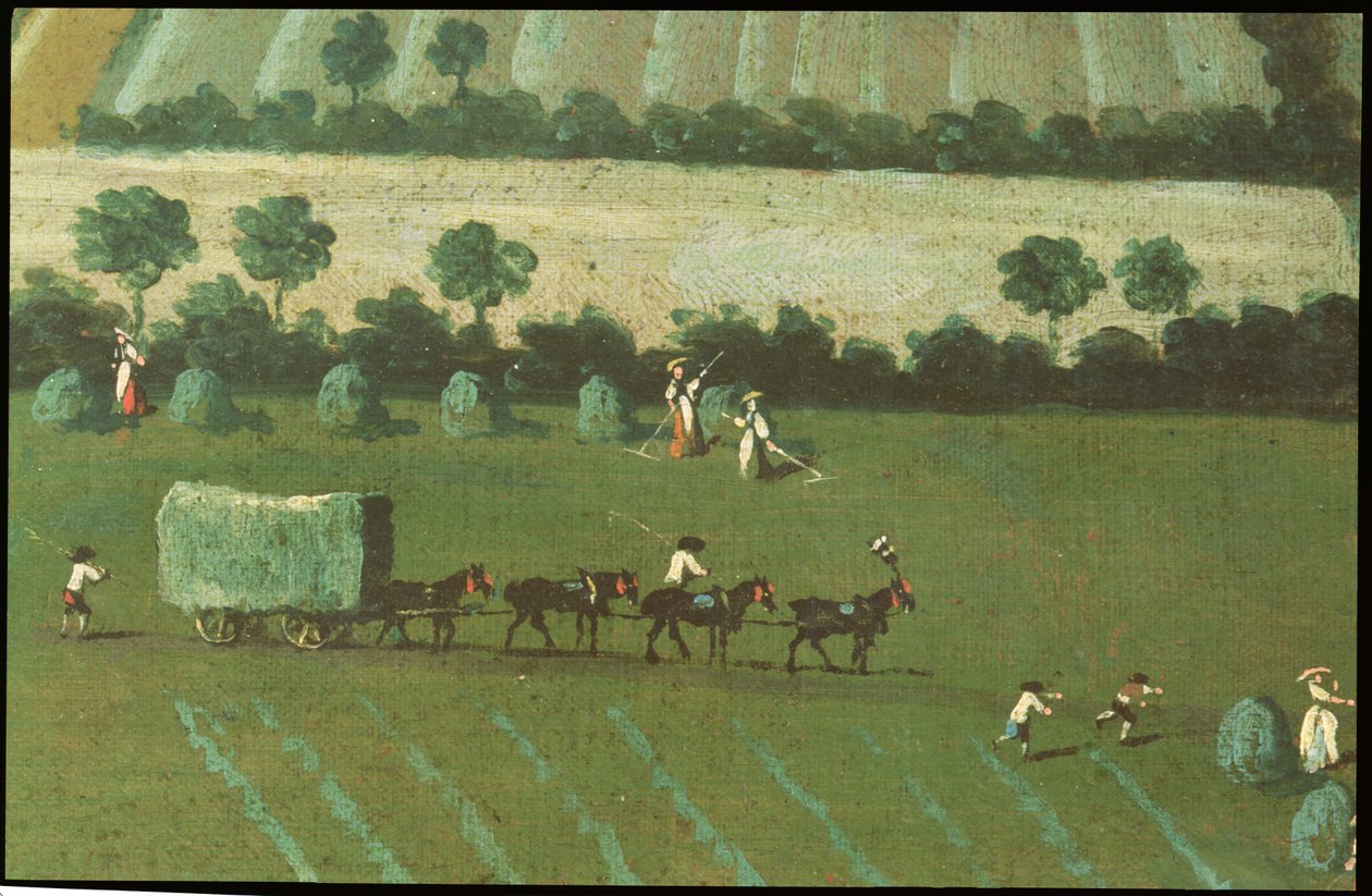 Country Round Dixton Malikanesi, c.1725 (18102 detayı) by English School