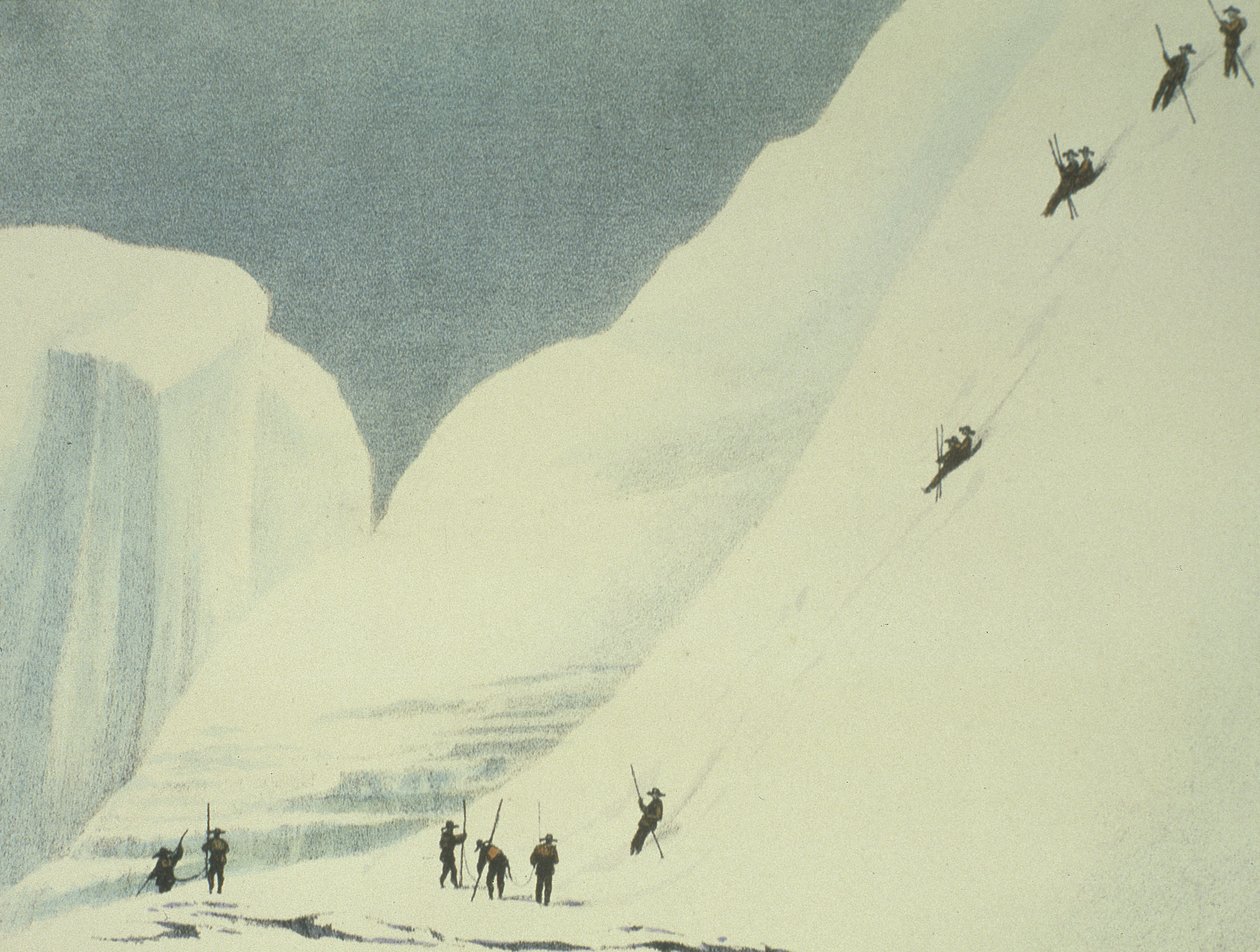 Sarp Karların Azalması, Charles Fellows (1799-1860) tarafından Mont Blanc Zirvesine Yükselişin Anlatısından, 1827