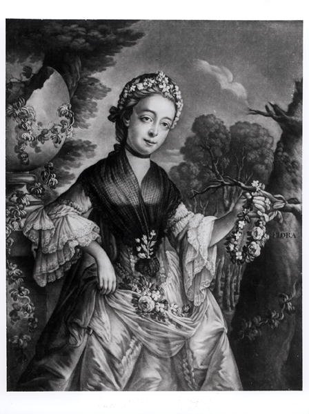 ಎಲಿಜಬೆತ್ ಚಡ್ಲೀ (1720-88) ಕೌಂಟೆಸ್ ಆಫ್ ಬ್ರಿಸ್ಟಲ್ ಮತ್ತು ಡಚೆಸ್ ಆಫ್ ಕಿಂಗ್ಸ್ಟನ್ ಟರ್ಕ್ by English School