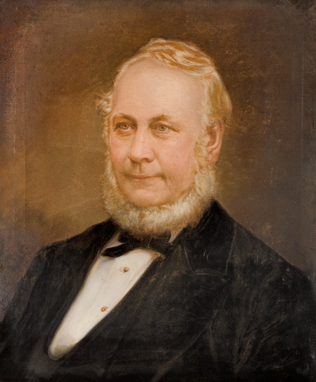 Emerson Muschamp Bainbridge (kağıt üzerinde yağlı boya) by English School