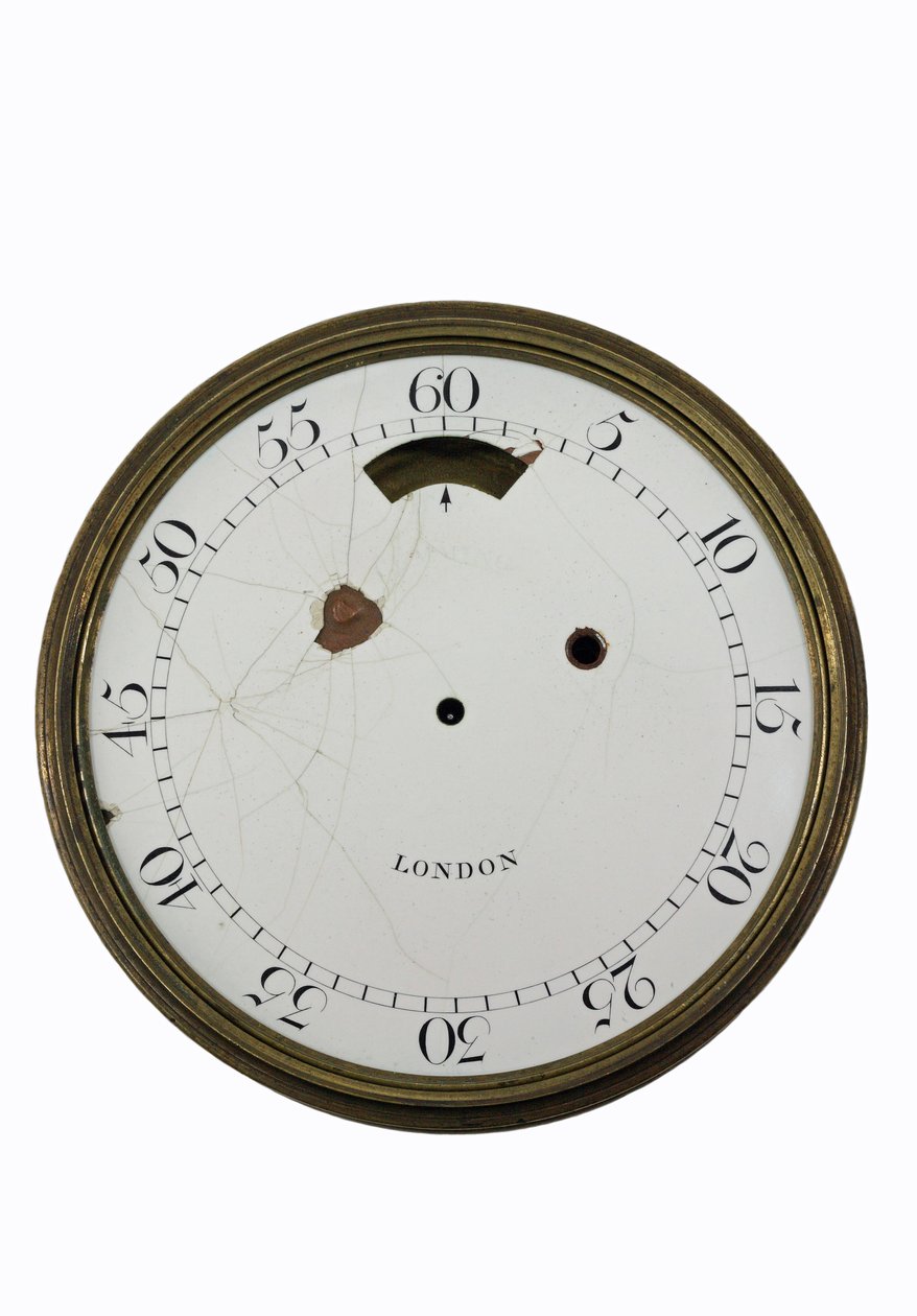 Cummings kronometresinin emaye kadranı, c.1767 (metal) by English School