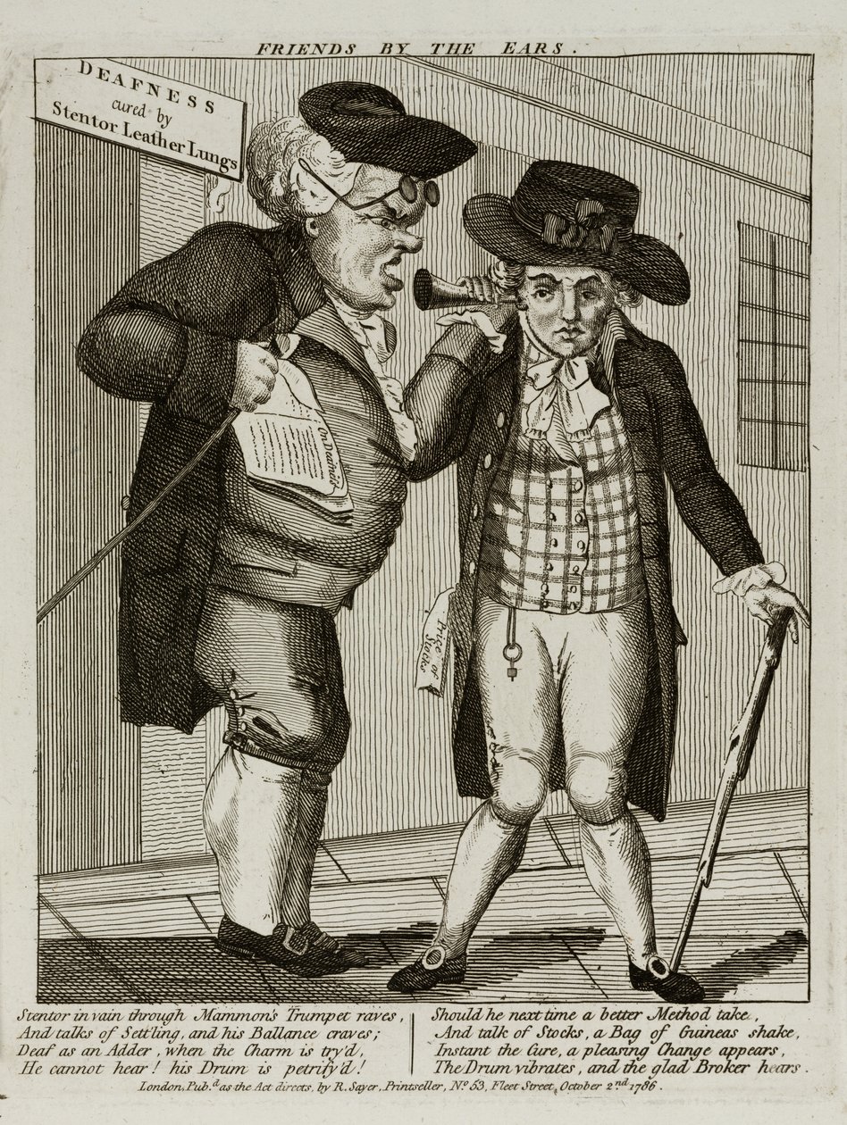 Kulaktan Dostlar, 1786 by English School