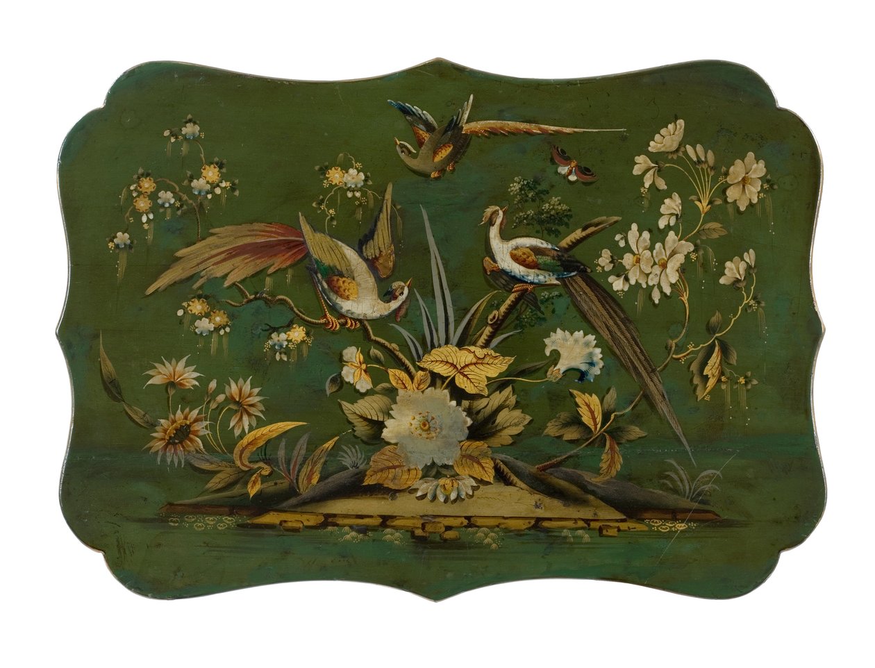 Japon masası, detay, c.1830-40 (kayın) by English School