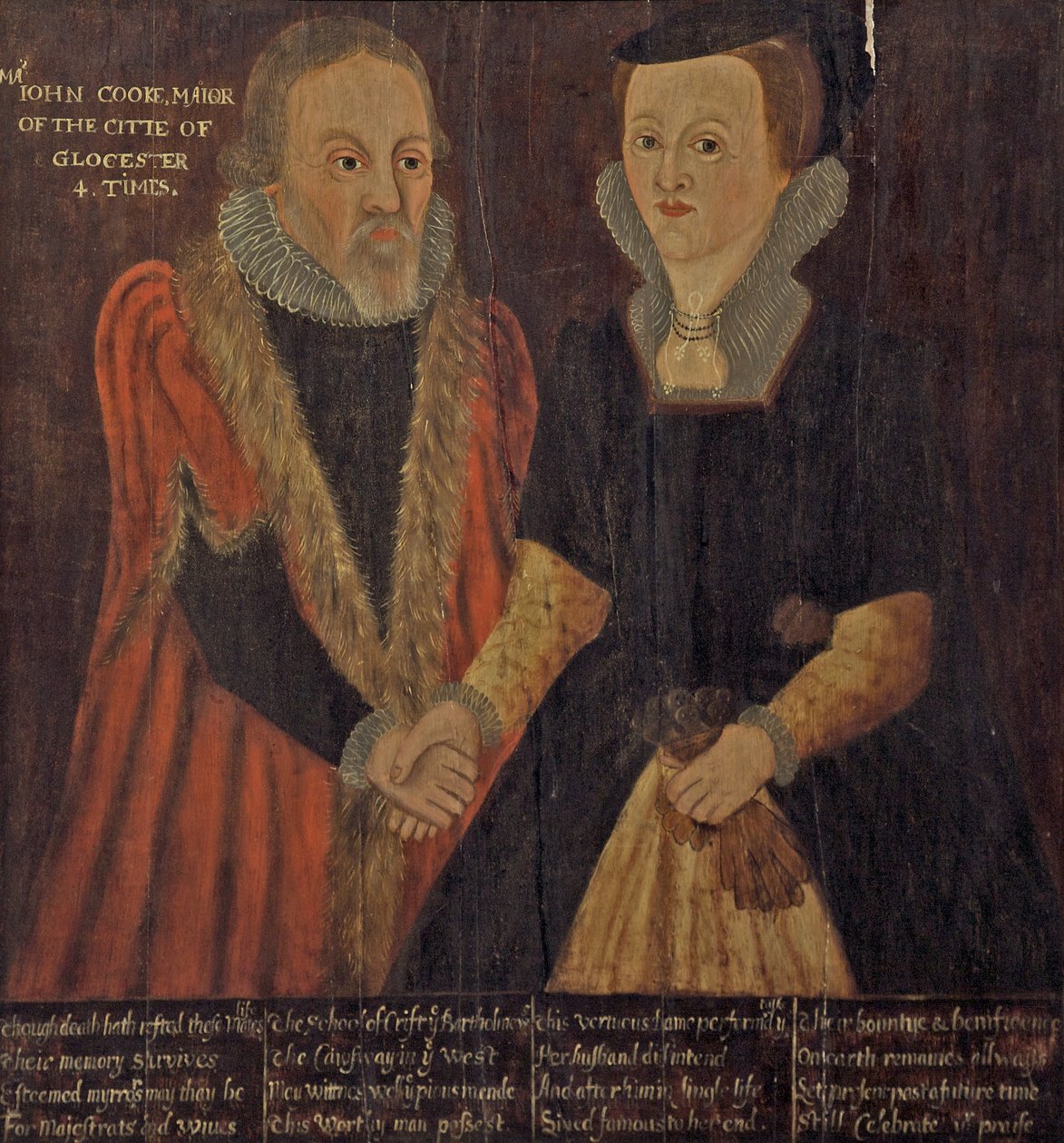 John ve Joan Cooke, c.1605 by English School
