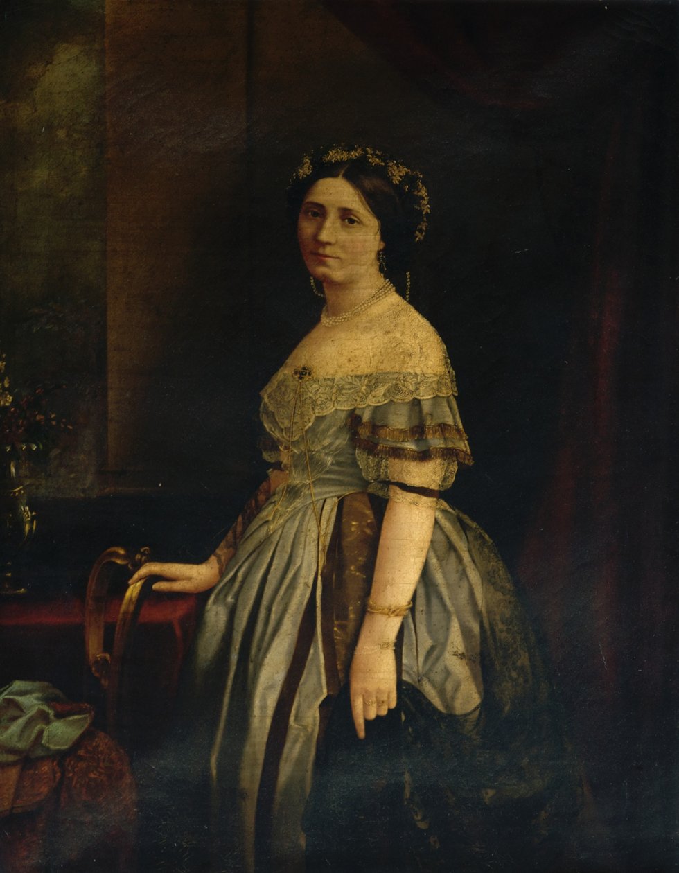 Leydi de Tabley, 1875 dolayları by English School