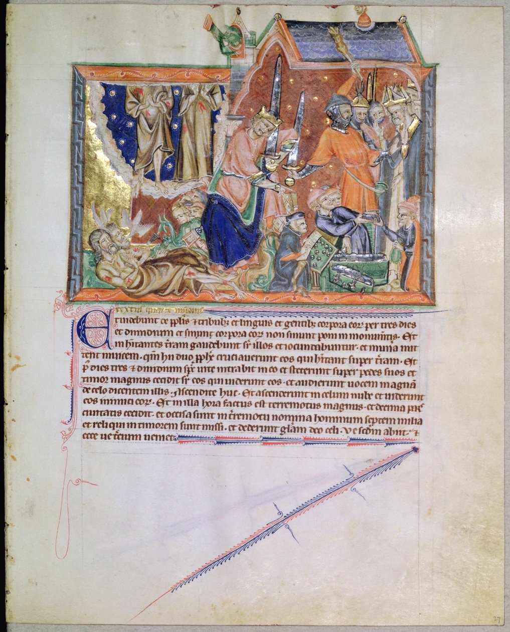 Bayan L.A. 139-Lisboa fol.27 Gulbenkian Apocalypse