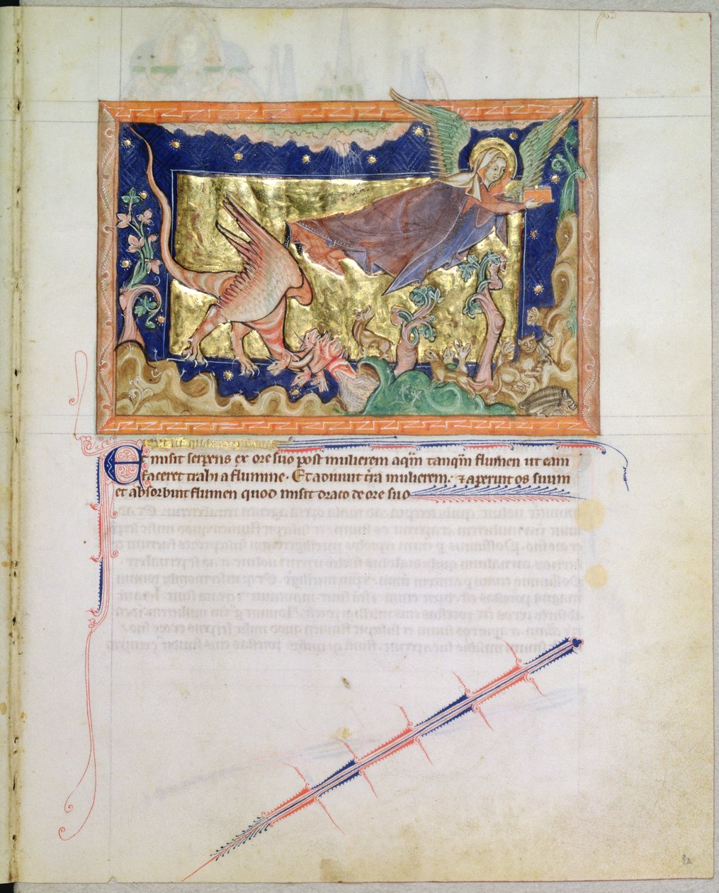 Ms L.A. 139-Lisboa fol.32 Dünya, Gulbenkian Apocalypse