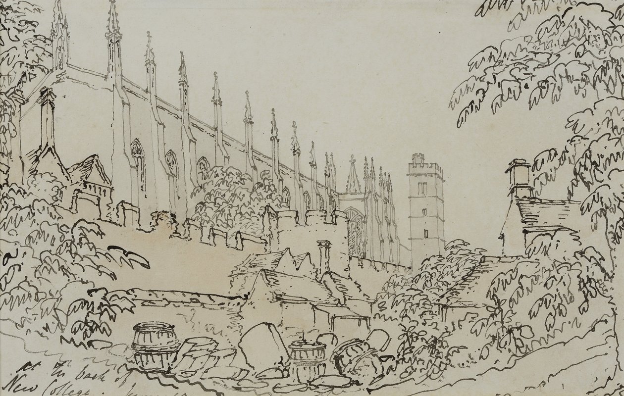 Yeni Kolej, c.1790 by English School