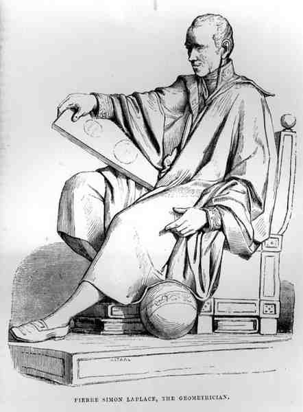 Pierre-Simon, Marquis de Laplace (1749-1827), Fransız Astronom ve Geometrici by English School
