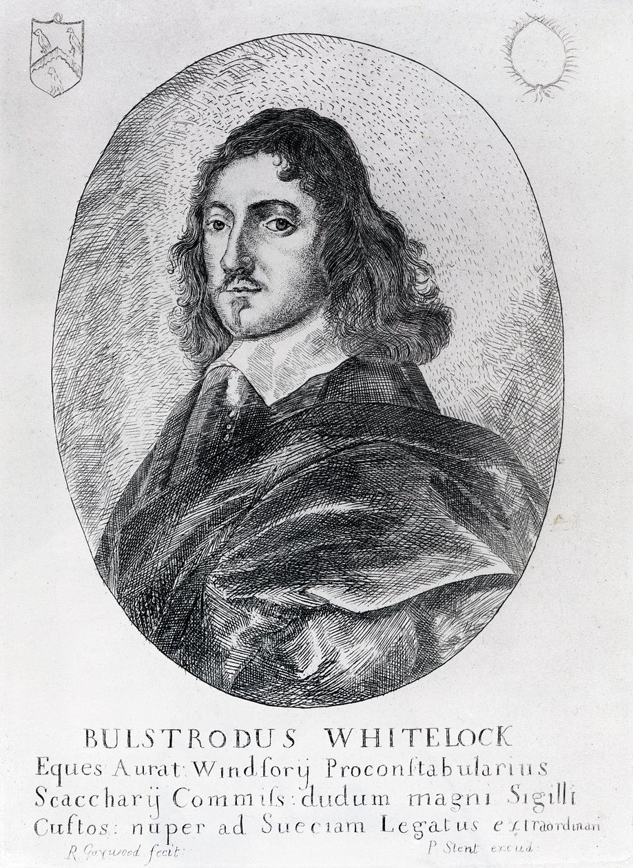 Bulstrode Whitelock portresi by English School