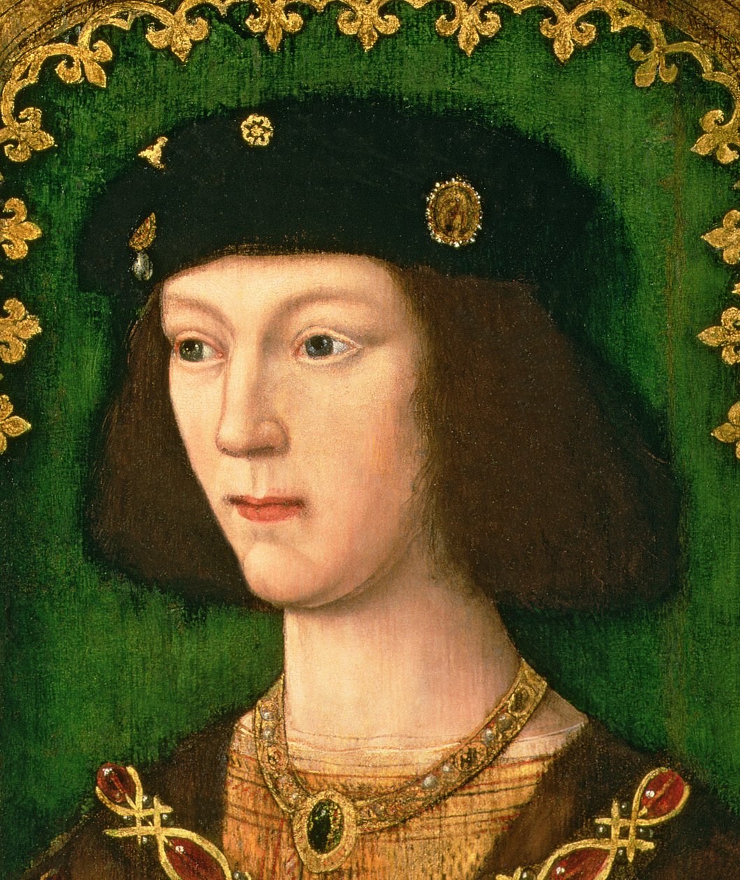 Henry VIII'in Portresi (1491-1547), c.1509 (119971 detayı) by English School
