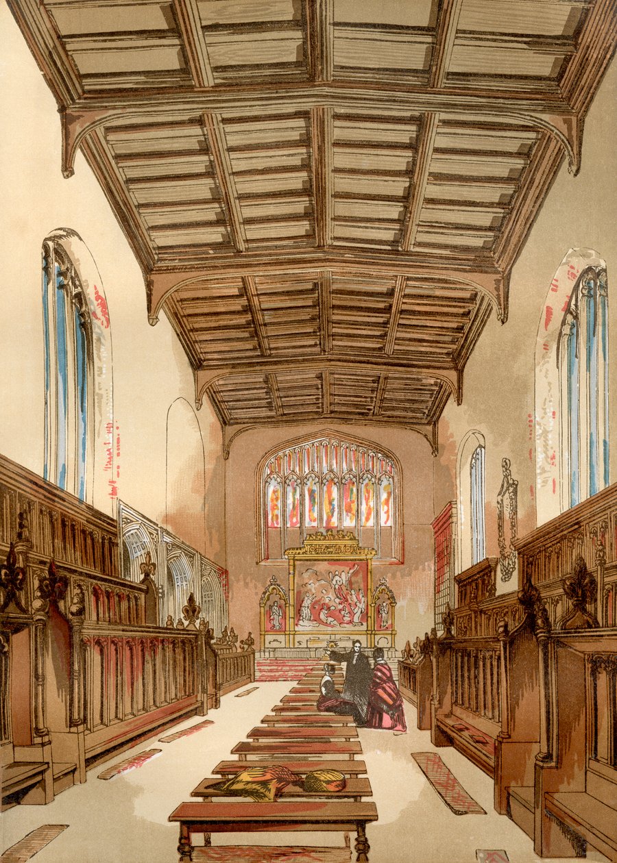 Johns College Eski Şapeli, Cambridge Üniversitesi, Cambridge, İngiltere, Eski İngiltere