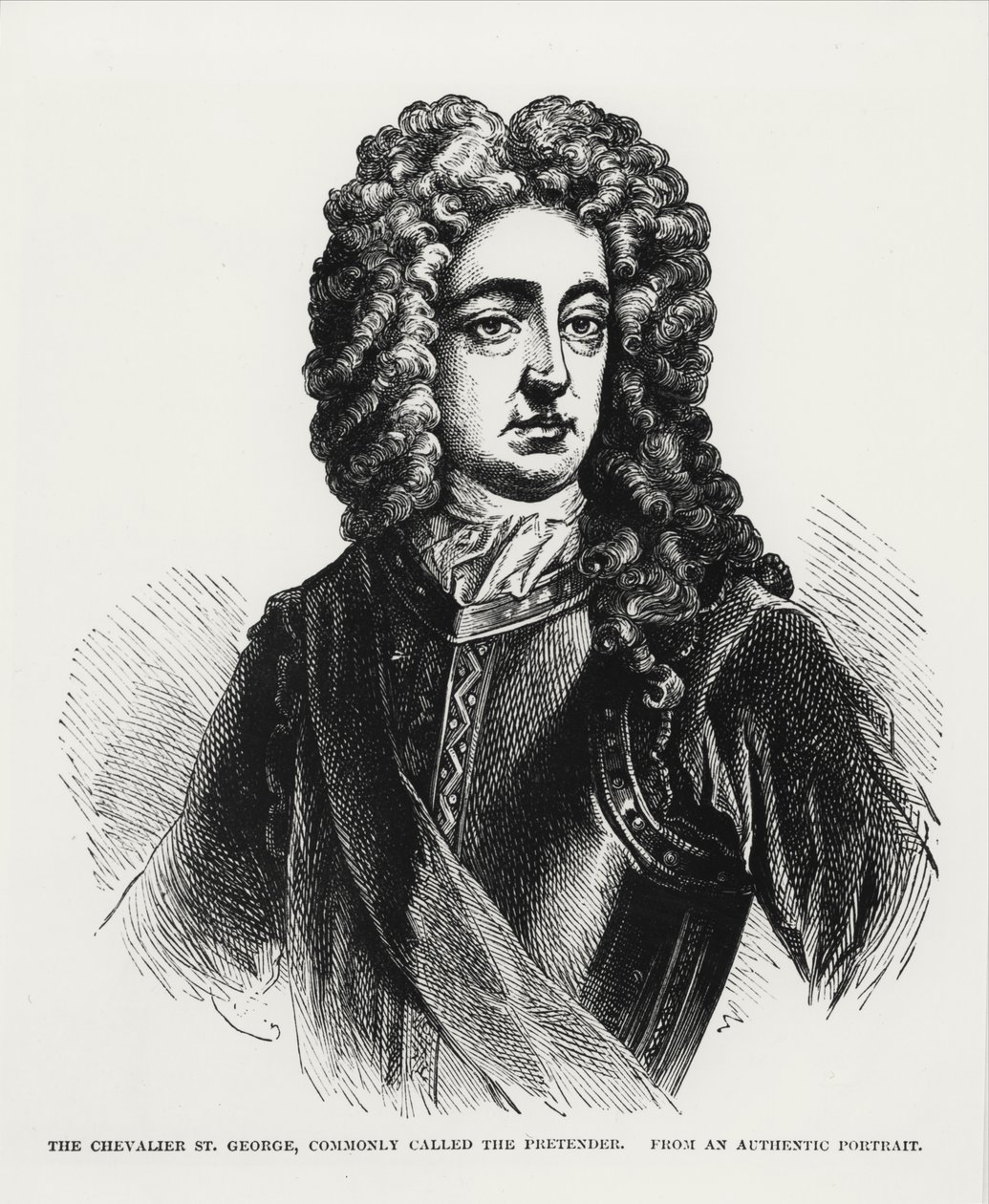 Şövalye St. George, Yaygın Olarak Pretender Denir (1688-1766) by English School