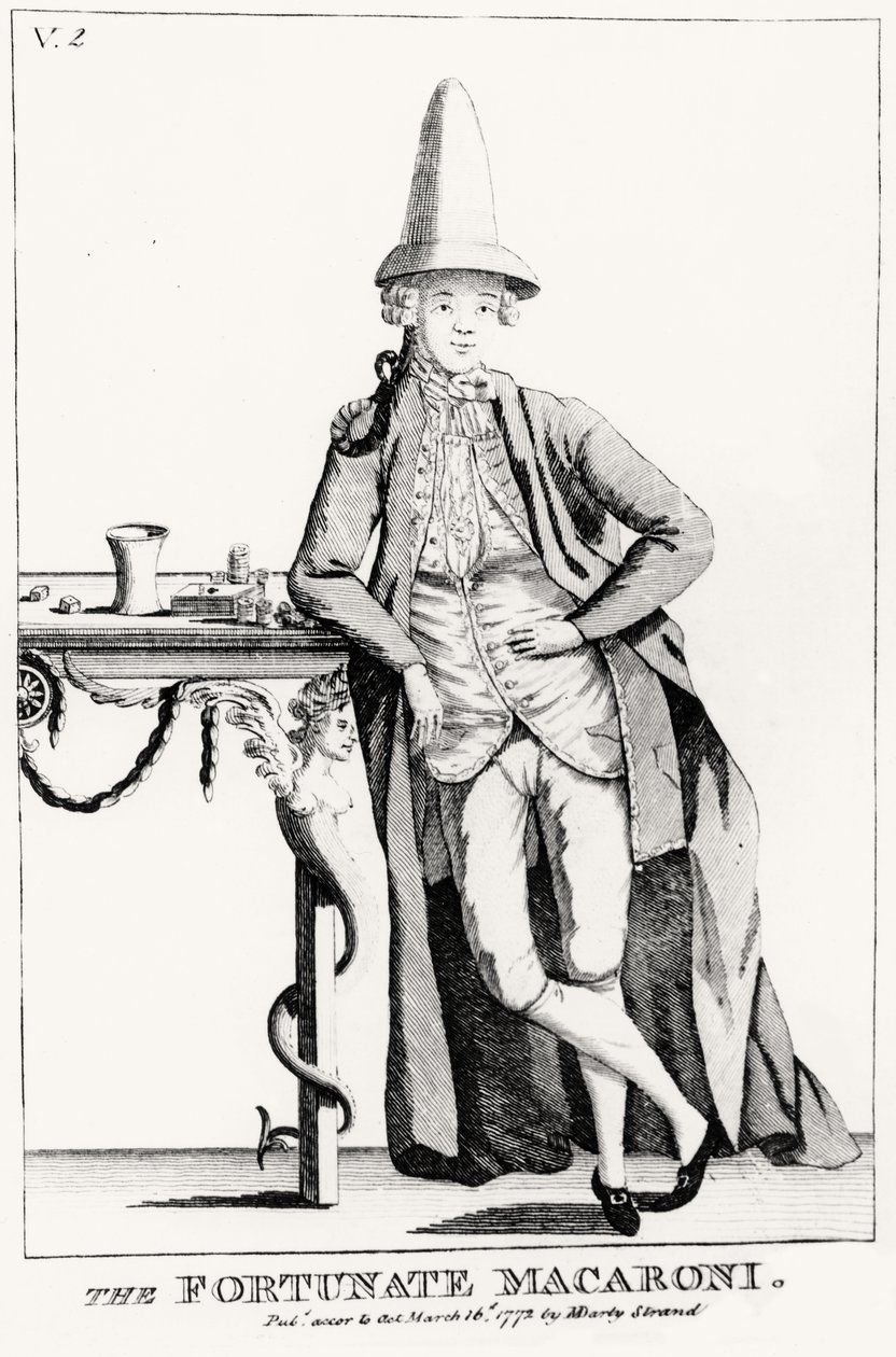 Şanslı Makarna, pub. N. Dandy, 16 Mart 1772 by English School