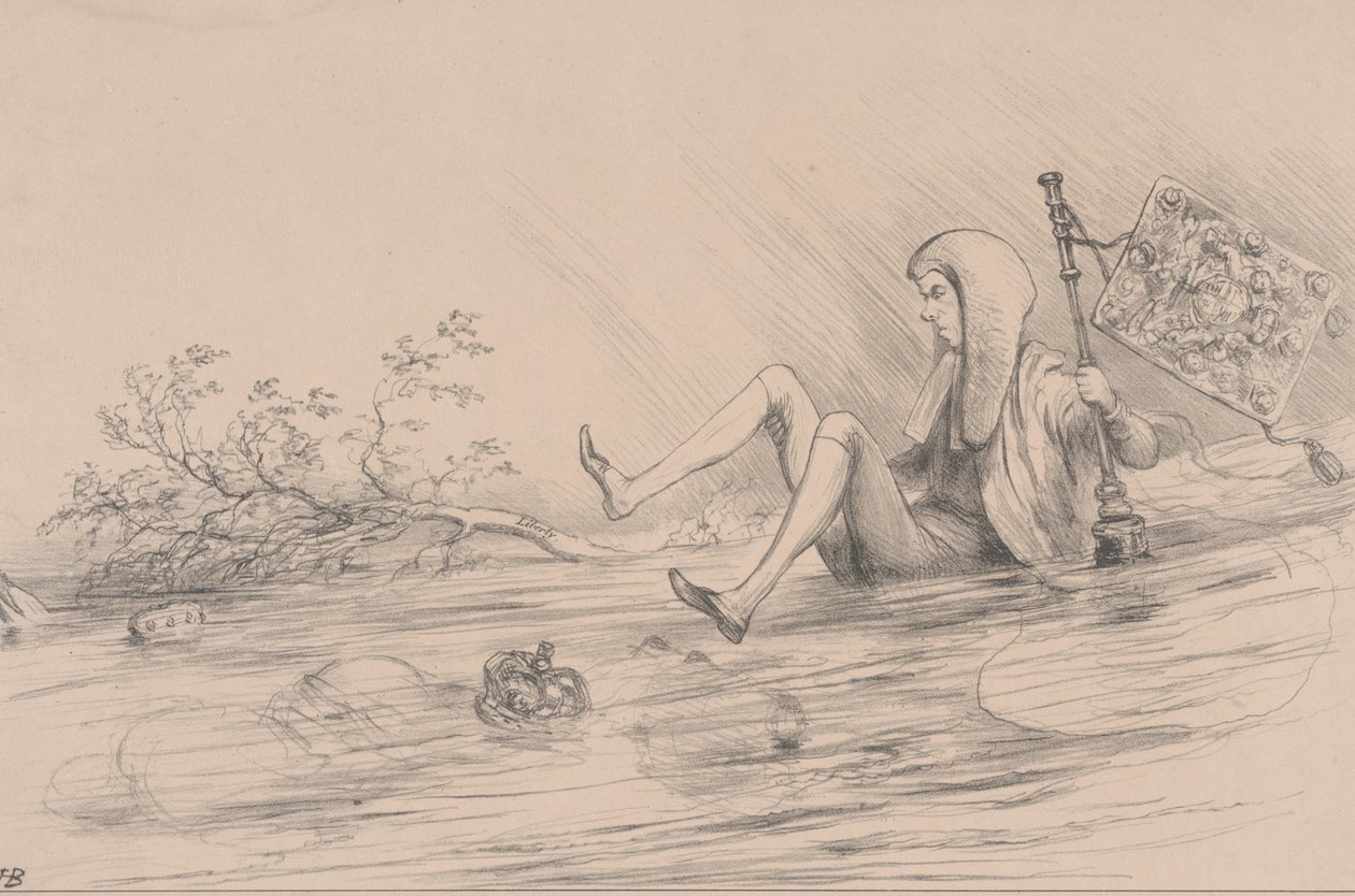 Yarışın Sonu Brougham, C. Motle tarafından litografi, 1831 by English School