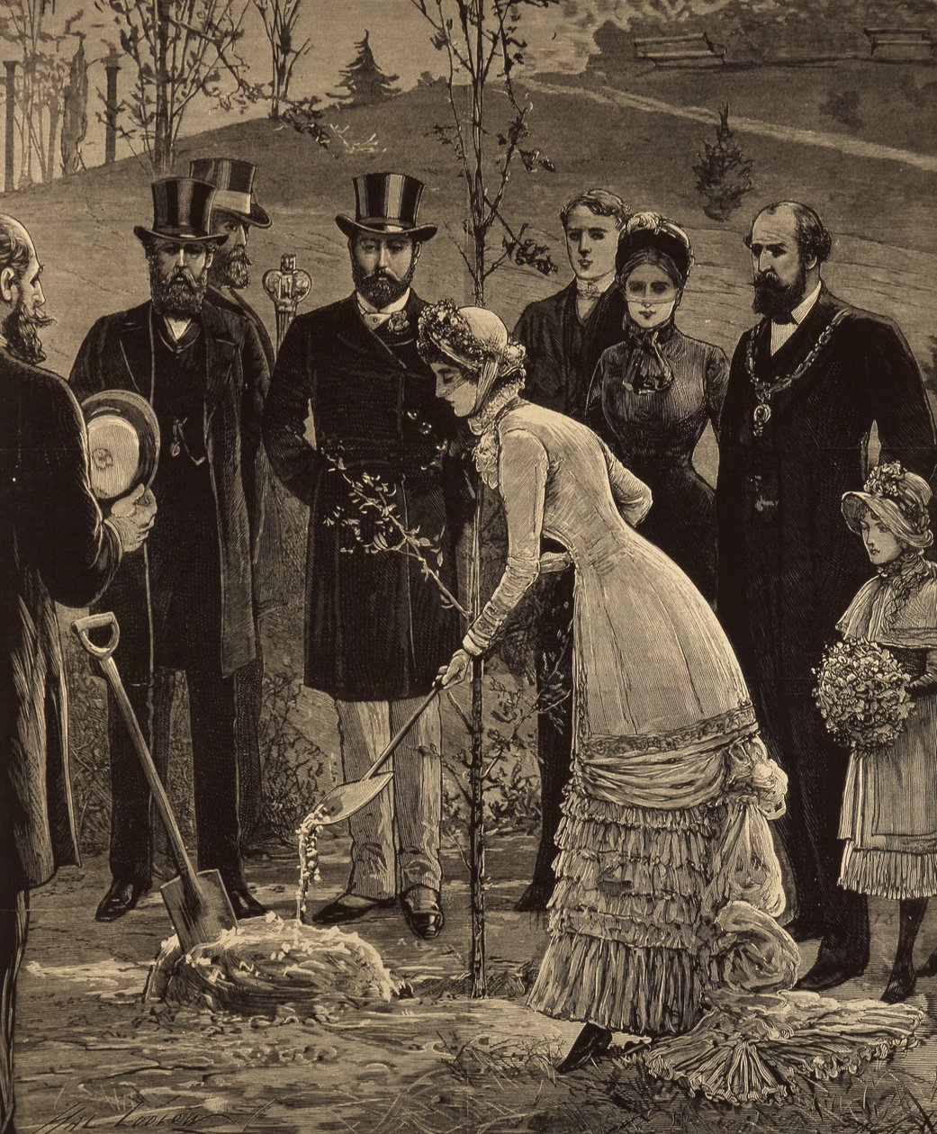 Kraliyet Leicester Ziyareti: Galler Prensesi, The Illustrated London News