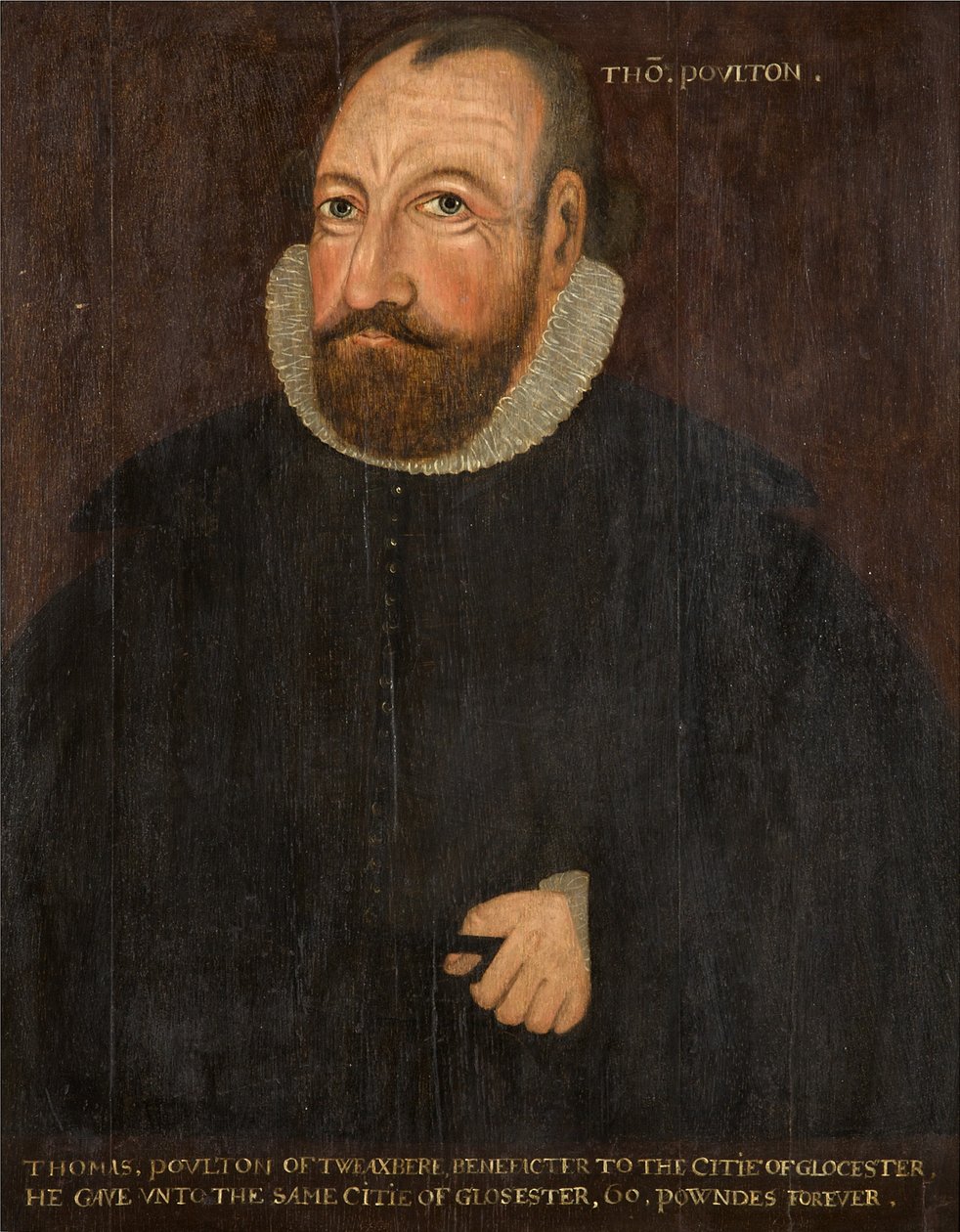 Thomas Poulton, c.1605 by English School