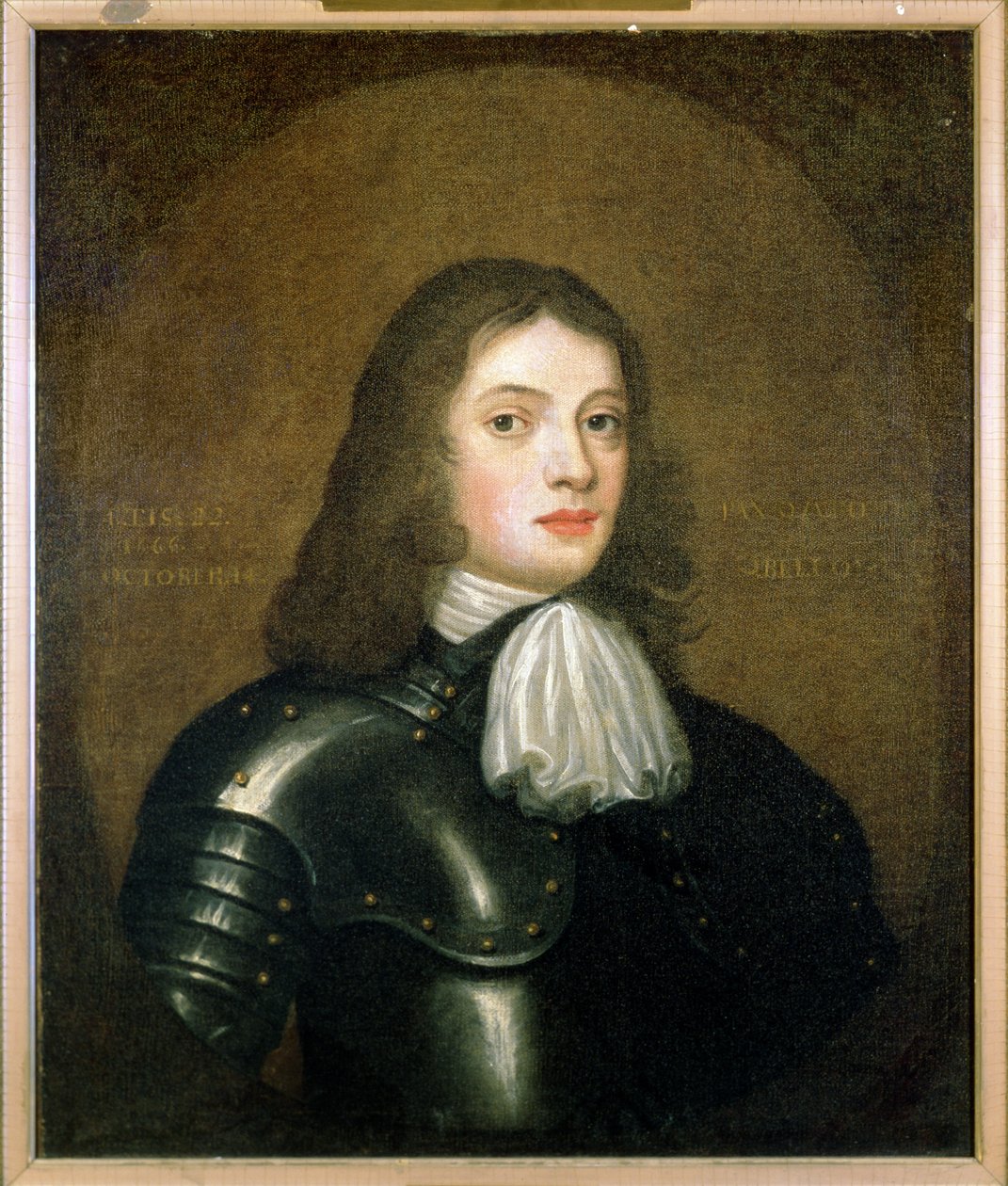 William Penn (1644-1718) Zırhlı, 22 yaşında, 1666 by English School