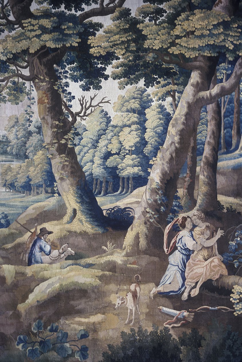 Life at Country Mansion goblen serisinden bir sahne (tekstil) (ayrıca bkz. 1275717) by Flemish School