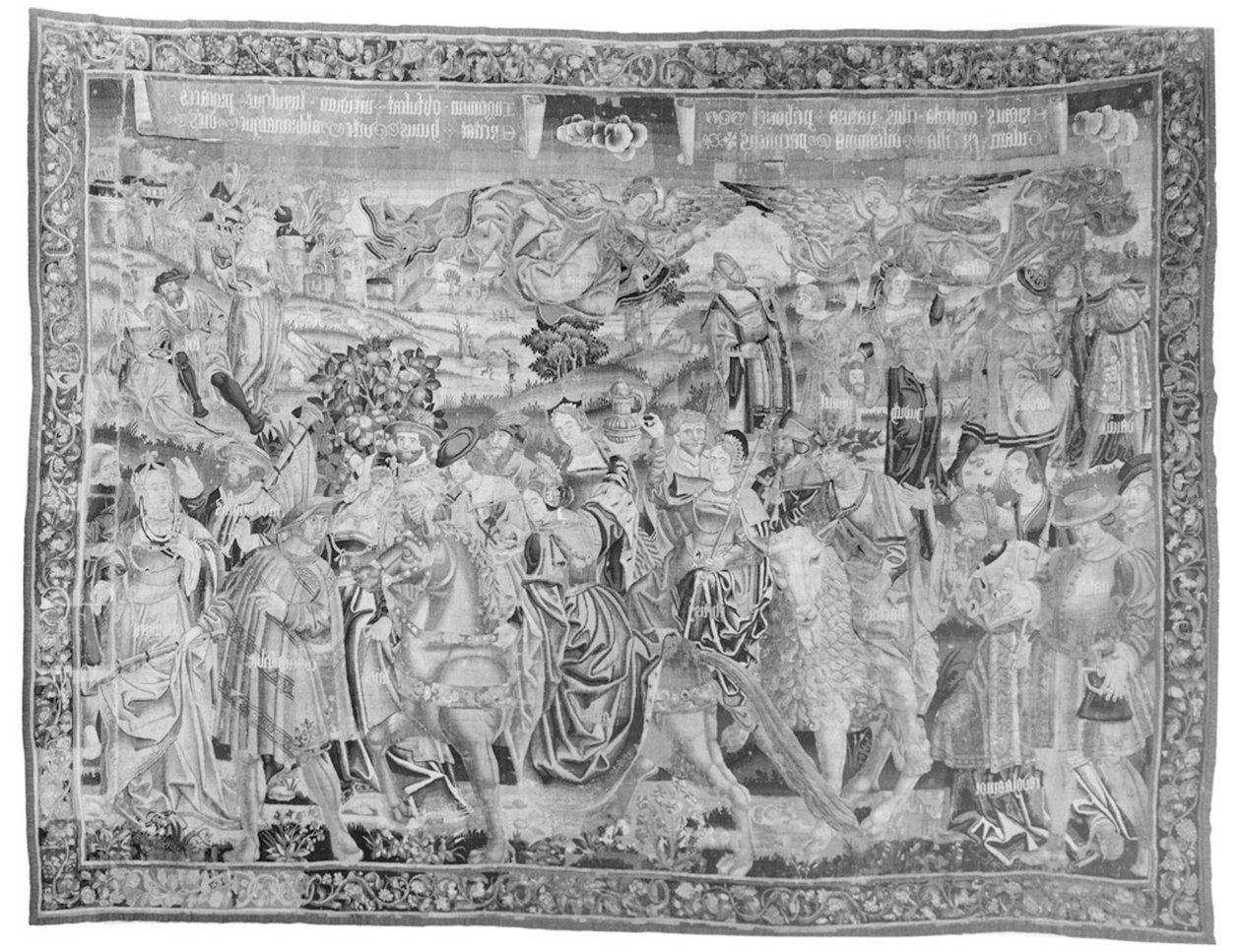 Gula Alayı, c.1510 (yün ve ipek) by Flemish School