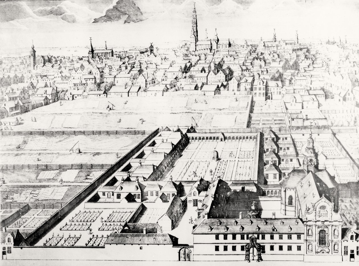 Anvers manzarası by Flemish School
