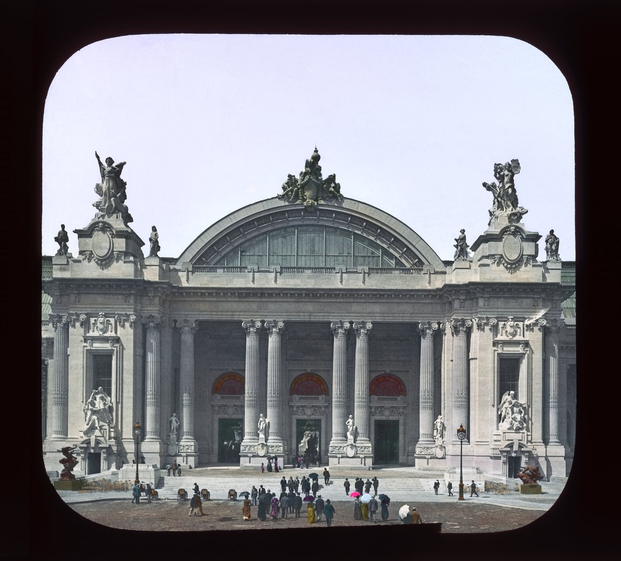 Paris Fuarı: Grand Palais, Paris, Fransa, 1900 (fener kaydırağı) by French Photographer