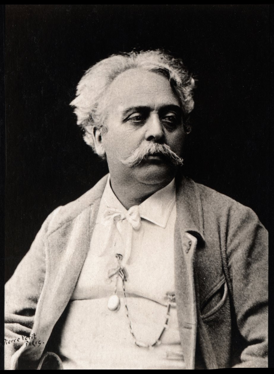 Albert Ernest Carrier Belleuse (1824-1887), Fransız heykeltıraş ve ressam portresi. by French Photographer