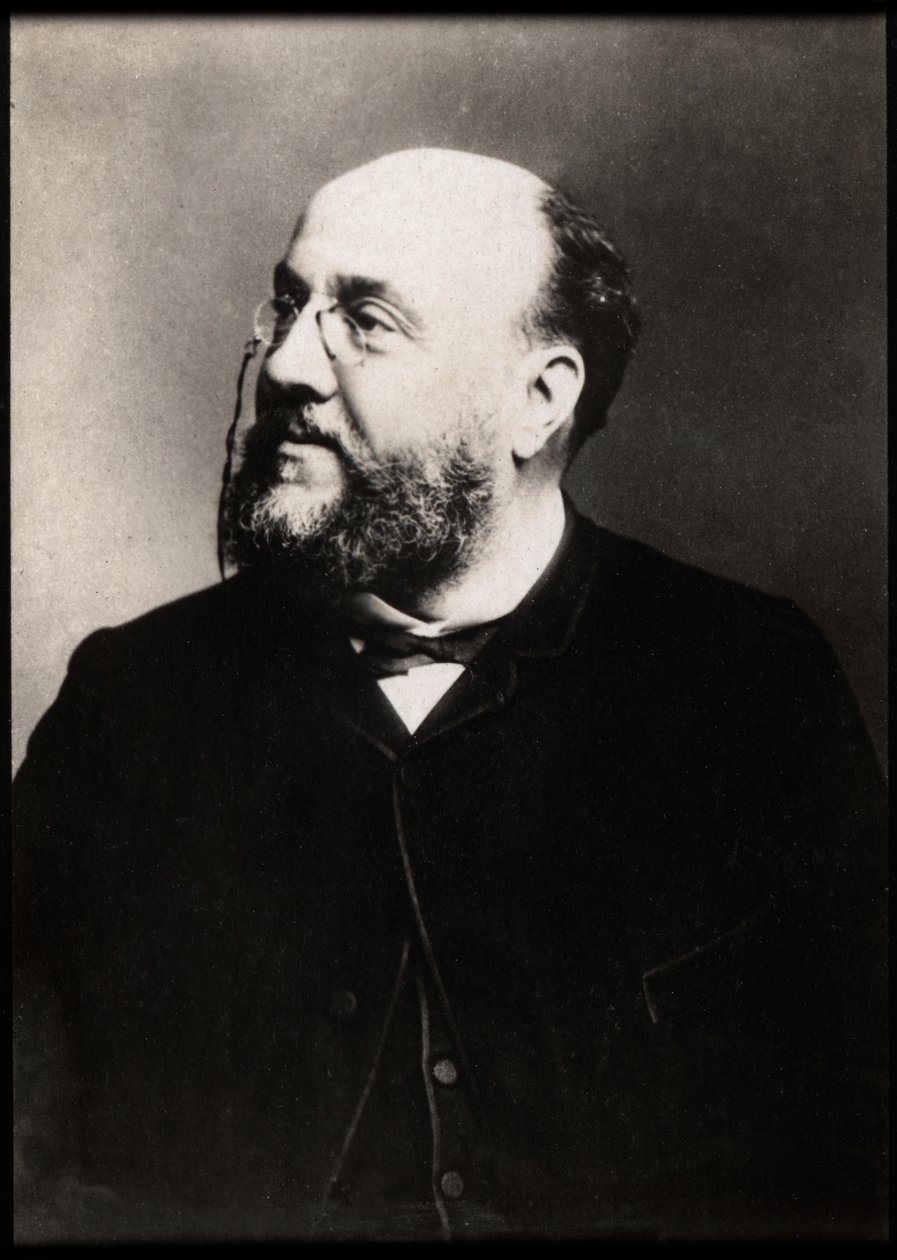 Charles Lamoureux (1834-1899), Fransız şef ve kemancı portresi. by French Photographer