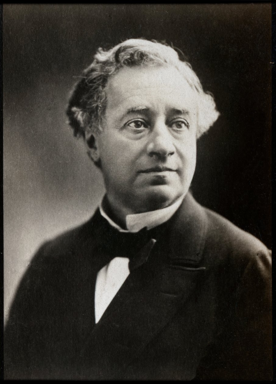 Edmond Got (1822-1901), Fransız aktör portresi. by French Photographer