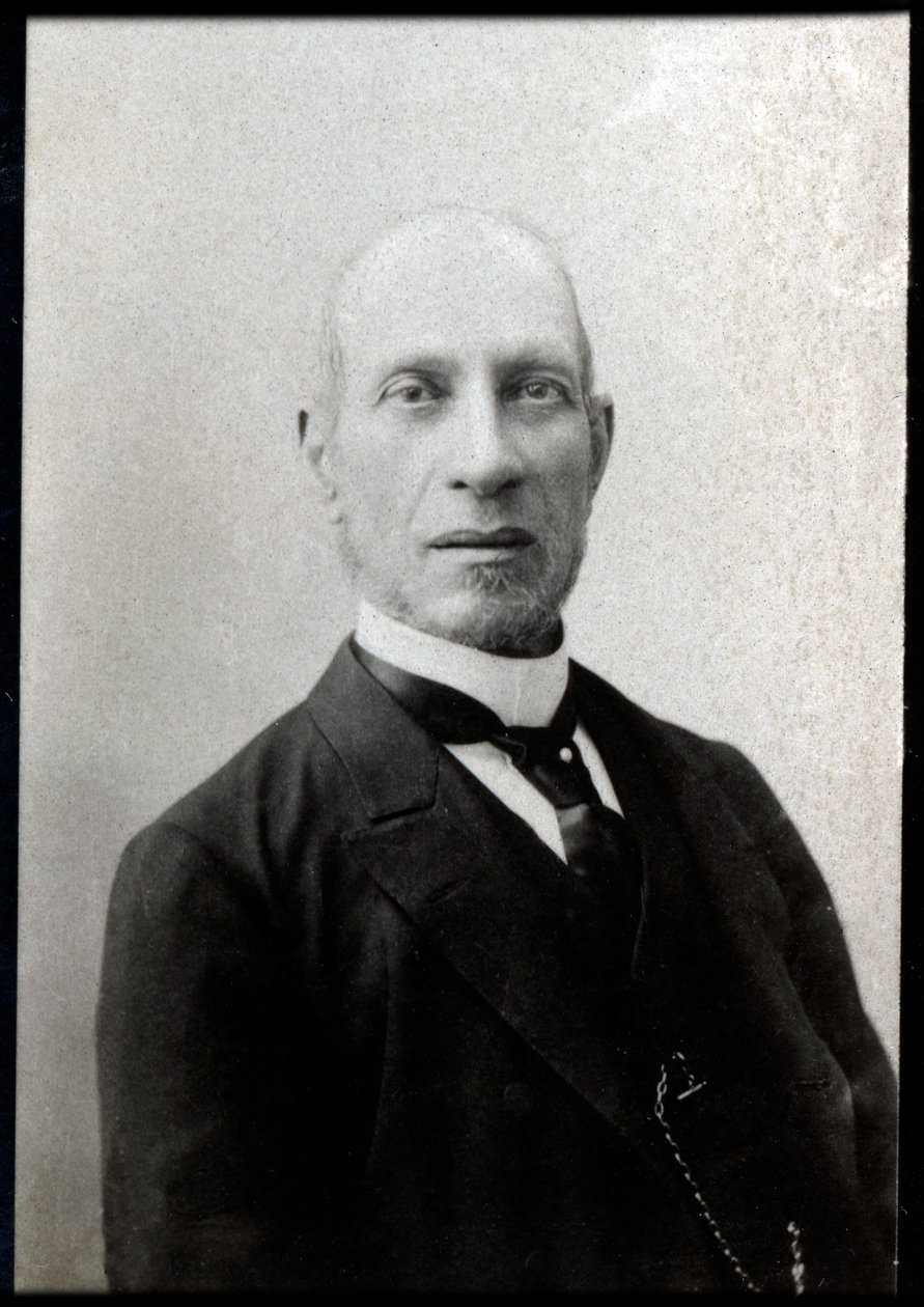 Edouard Herve (1835-1899), Fransız gazeteci, tarihçi ve politikacı portresi. by French Photographer