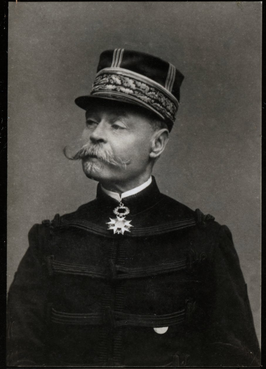 Emile Auguste Francois Zurlinden (1837-1929), Fransız general ve politikacı portresi. by French Photographer